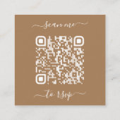 QR-code Eucalyptus Greenery Wedding Website RSVP Informatiekaartje (Achterkant)
