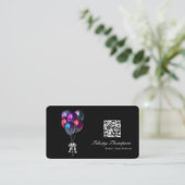 QR-code evenementencoördinator Visitekaartje (Staand voorkant)