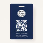 QR Code Event Badge (Achterkant)