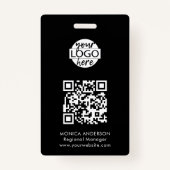 QR Code Event Badge (Achterkant)