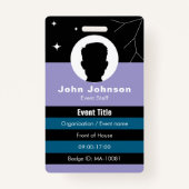 QR code event badge • Colored digital employee ID (Voorkant)