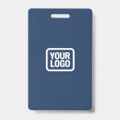 QR Code Event Badge | Digitale Navy Budget ID Kaar (Achterkant)