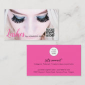 QR code eyelash extension Visitekaartje (Voorkant / Achterkant)