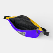 QR Code Fanny Pack met aangepaste tekst en kleuren Heuptasje (Open)