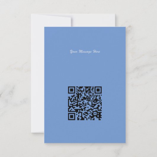 Qr Code Fashionable Black Danser Girl Silhouette Kaart (Achterkant)