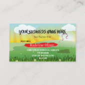 QR Code Festival Theme Modern Bright Visitekaartje (Voorkant)