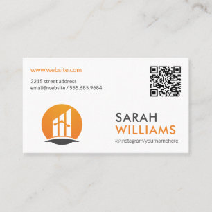 QR-code   Financieel logo Visitekaartje