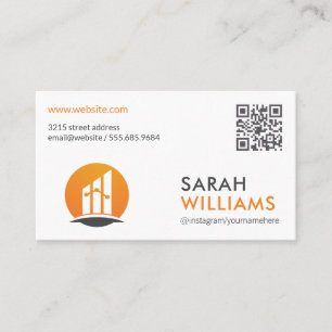 QR-code   Financiële Logo Visitekaartje