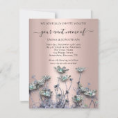 QR CODE Floral Meadow Wildflower Greenery Paars (Voorkant)