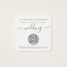 QR Code Floral Pineapple Weddenschap