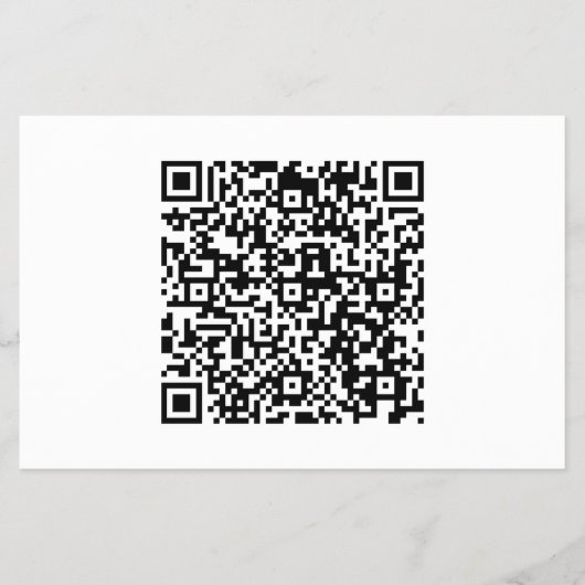 qr code Flyer (Voorkant)