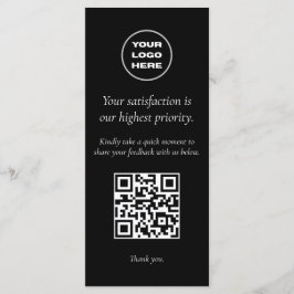 QR-code flyer voor serverboeken met controles of Menu
