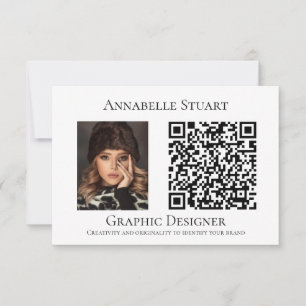 QR-code Foto Bedrijf Groot Bedankkaart