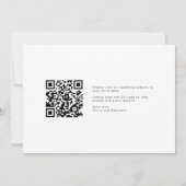 QR-code Foto bruiloft opslaan Datum Save The Date (Achterkant)
