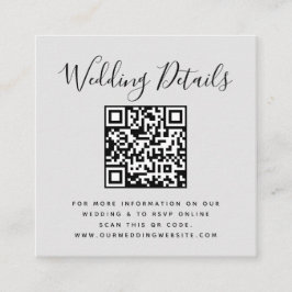 QR-code foto RSVP Informatiekaartje