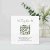 QR Code Foto RSVP Menu (Staand voorkant)