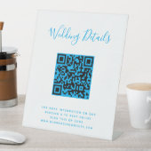 QR Code Foto RSVP Reclamebord Met Voetstuk (Insitu)