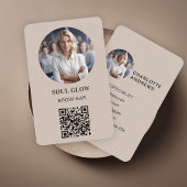 QR-code, foto, salon Visitekaartje