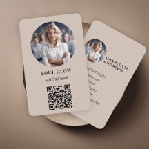 QR-code, foto, salon