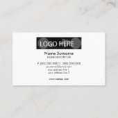 Qr-code Foto toevoegen Invoegen Logo Een auto hure Visitekaartje (Achterkant)