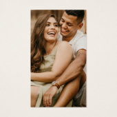 QR-code foto trouwwebsite bijlage kaart (Achterkant)