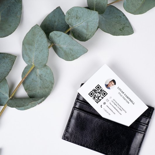 QR Code Foto Visitekaartje