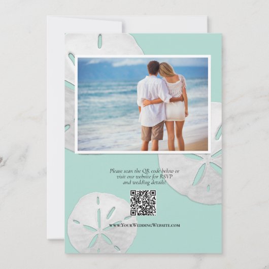 QR-code Foto-Zee Kiezen en Dollars Beach Kaart (Achterkant)