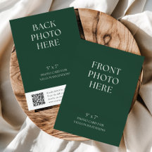 QR-code fotokaart voor trouwkaarten van Vellum
