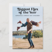 QR Code Funny Foto Verloving Aankondiging (Voorkant)