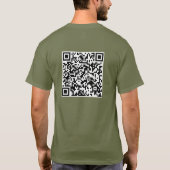 QR-code Gebroken Door Leven Hersteld Door Jezus Sc T-shirt (Achterkant)