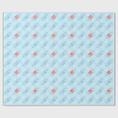 QR Code Geek Kerstmis Nieuw Jaar verpakkingspapier Cadeaupapier (Vlak)