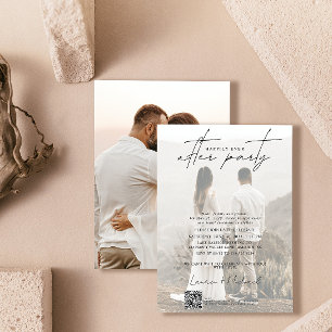 QR code gelukkig ooit na partij 2 foto Aankondiging