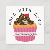QR-code gemaakt met Love Cupcake Bakkerij & Cateri Vierkante Visitekaartje (Voorkant)