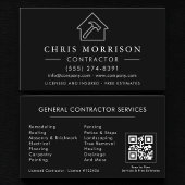 QR Code General Construction Contractor Visitekaartje