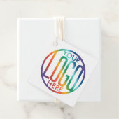 QR Code Generator & Business Logo Modern Minimal Bedankjes Labels (In situ)