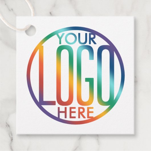 QR Code Generator & Business Logo Modern Minimal Bedankjes Labels (Voorkant)