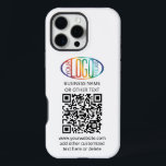 QR Code Generator & Business Logo Modern Minimal iPhone 16 Pro Max Hoesje<br><div class="desc">Deel elke website met een stijlvolle aangepaste QR-code en logo iPhone 11Pro-Hoesje. Om uw eigen QR-code te creëer met behulp van de generator, typt u gewoon de website-URL in de sjabloon. Alle bewoordingen zijn eenvoudig te personaliseren of te verwijderen en de kleuren, lettertypen en logo-transparantie zijn eenvoudig te wijzigen met...</div>