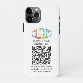 QR Code Generator & Business Logo Modern Minimal iPhone 16 Pro Max Hoesje