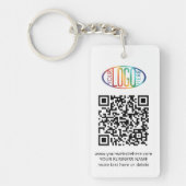 QR Code Generator & Business Logo Promotionele swa Sleutelhanger (Voorkant)