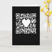 QR code generator met een hart Kaart (Gele Bloem)