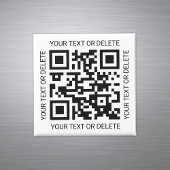 QR Code Generator Moderne Zakelijke Promotie Swag Magneet