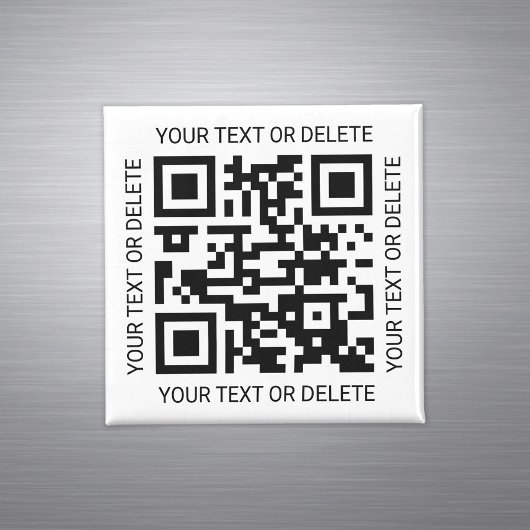 QR Code Generator Moderne Zakelijke Promotie Swag Magneet