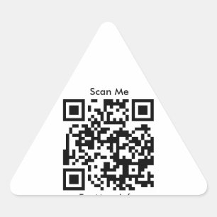 QR-code gepersonaliseerd Sticker