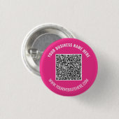 QR Code gepersonaliseerde Button aangepaste tekst (Voorkant /achterkant)