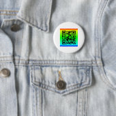 QR Code® Gezegde: Alles komt goed Ronde Button 5,7 Cm (In situ)
