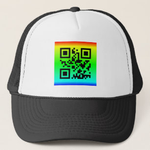 QR Code® Gezegde: BEDANKT VOOR UW HULP Trucker Pet