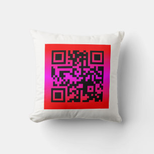 QR Code® Gezegde: DAG VAN DE HAPPY MOTHER Kussen