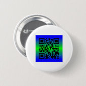 QR Code® Gezegde: DE DAG VAN DE VADER VERSCHIJNEN Ronde Button 5,7 Cm (Voorkant /achterkant)