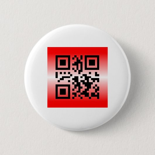 QR Code® Gezegde: DENKEN AAN U Ronde Button 5,7 Cm (Voorkant)