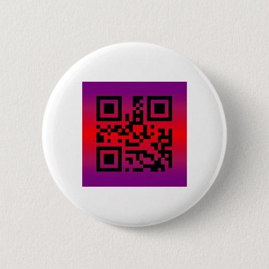 QR Code® Gezegde: EENVOUDIGER VERWERKEN Ronde Button 5,7 Cm (Voorkant)